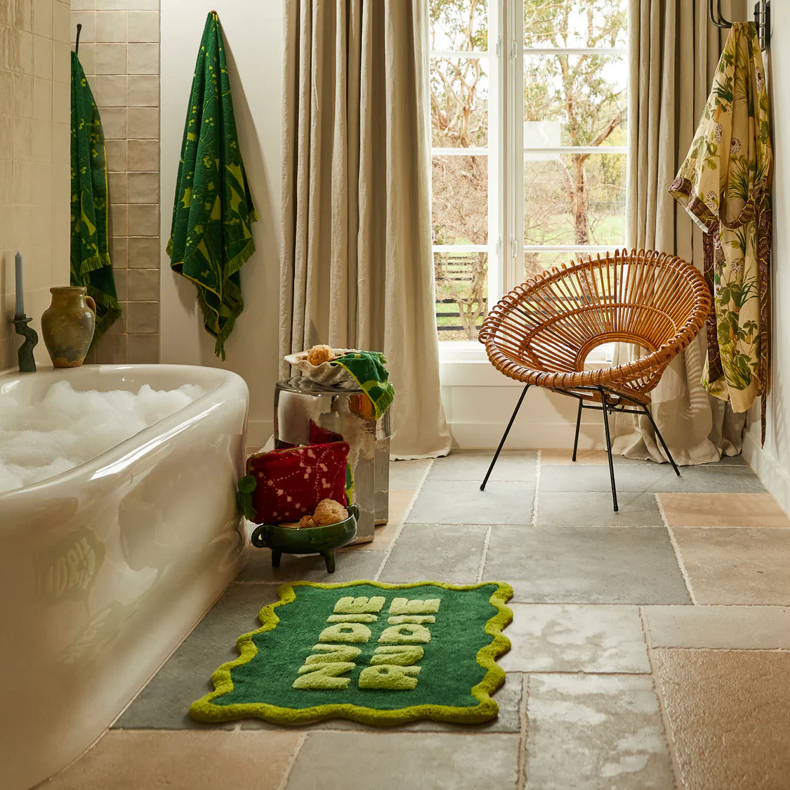 Amalie Nudie Bath Mat - Kelp - Image 3
