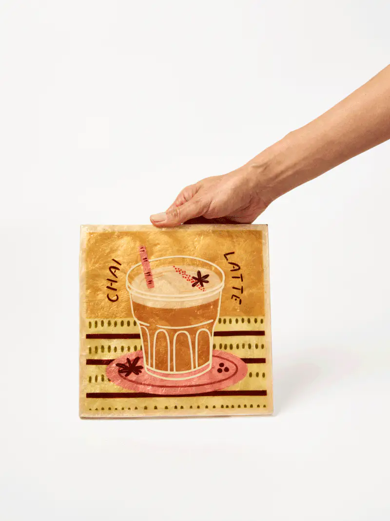 BARISTA WALL ART CHAI LATTE - Image 2