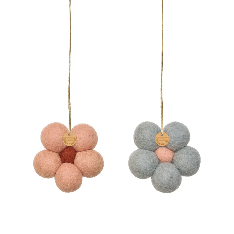 Felt Flower Fresheners - Blue Cypress & Jasmine - Image 3