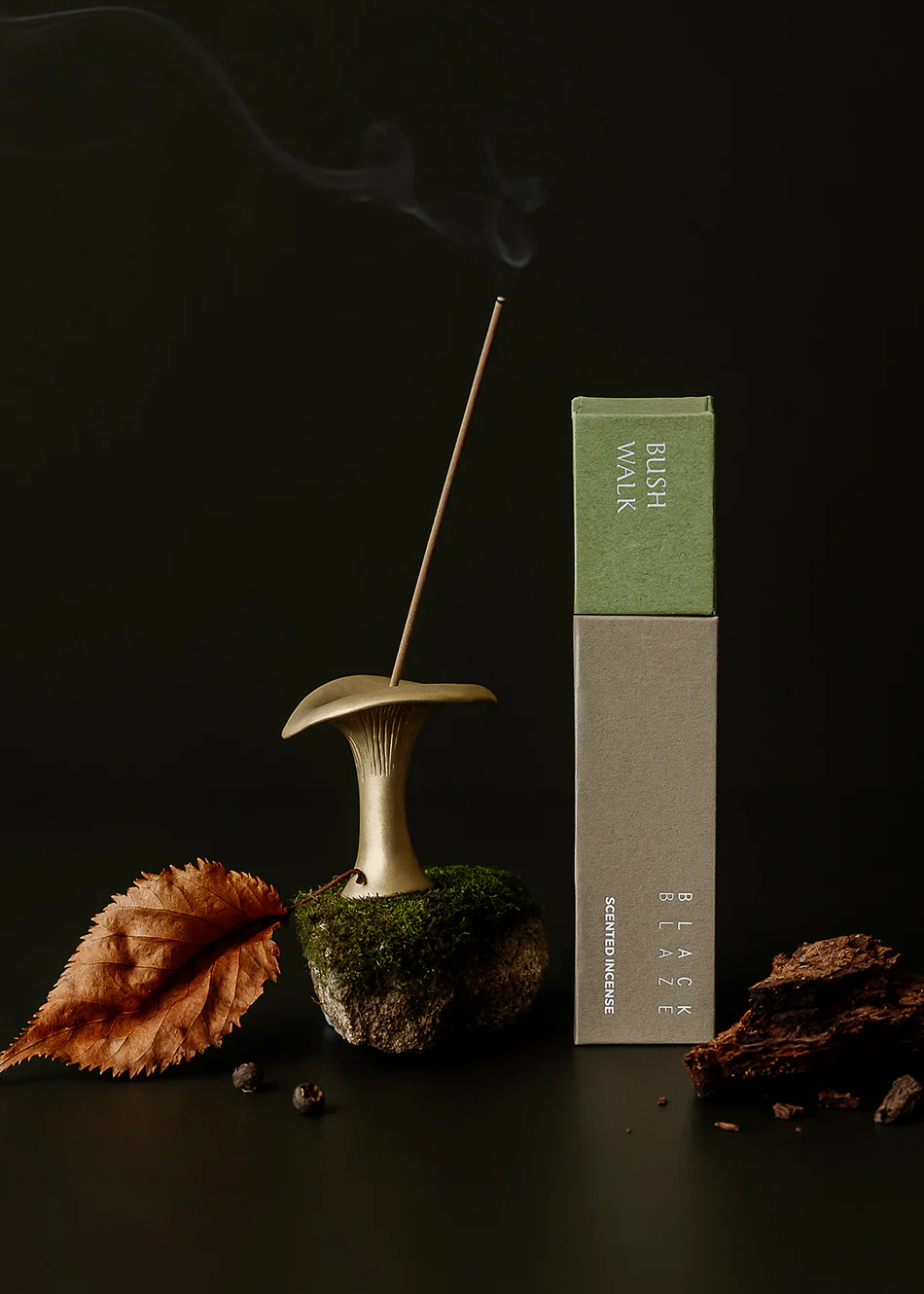 Mushroom Incense Burner - Gold - Image 4